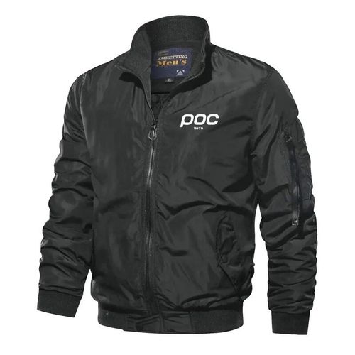 Blouson De Cyclisme Pour Homme,Streetwear,Décontracté,Épais Et Chaud,En Polyester,Avec Fermeture Éclair,Pour L'automne Et L'hiver