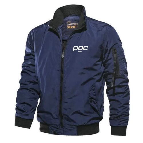 Blouson De Cyclisme Pour Homme,Streetwear,Décontracté,Épais Et Chaud,En Polyester,Avec Fermeture Éclair,Pour L'automne Et L'hiver