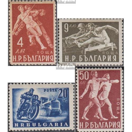 Bulgarie 704-707 (Complète Edition) Neuf Avec Gomme Originale 1949 Culture Physique