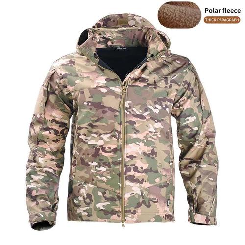 Vestes S Pour Hommes,Manteau De Camouflage De L'armée,Vêtements Airsoft,Coupe-Vent D'extérieur,Chaud,Doux,Sourire,Duljacket,Imperméable