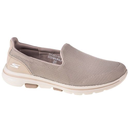 Baskets Basses Skechers Go Walk 5 Beige