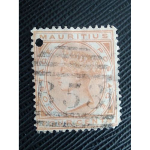 Timbre Ile Maurice Y T 70 Émissions De La Reine Victoria De 1880 À 1889 1882 ( 020808 )