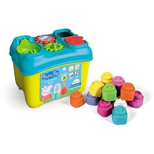 Clementoni- Cubo De Actividades Clemmy Does Not Apply Peppa Pig Seau D