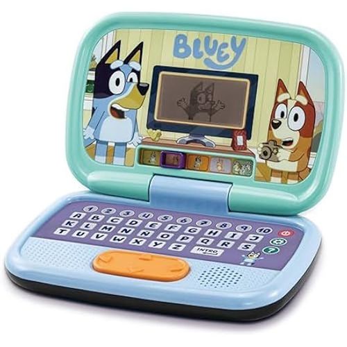 Jouet Éducatif - Vtech - Ordinateur Activités Bluey - 5 Catégories De Jeu - 10 Activités