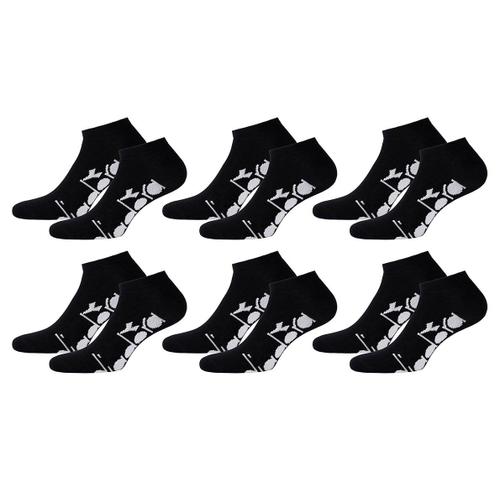 Chaussettes Homme Socquettes Sport Sneaker-Assortiment Modèles Photos Selon Arrivages- Pack De 6 Paires Noires 1225