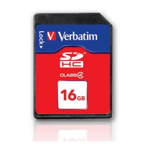 Carte SDHC VERBATIM 16 Go Classe 4