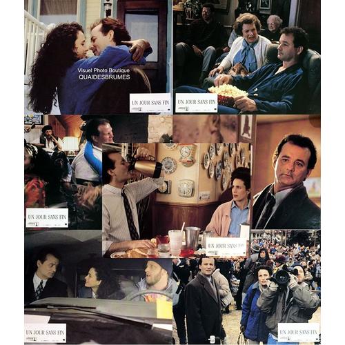 Un Jour Sans Fin - Groundhog Day: Jeu De 8 Photos D'exploitation Cinématographique - Format 21x27 Cm - De Harold Ramis Avec Bill Murray, Andie Macdowell, Chris Elliott, Stephen Tobolowsky - 1993