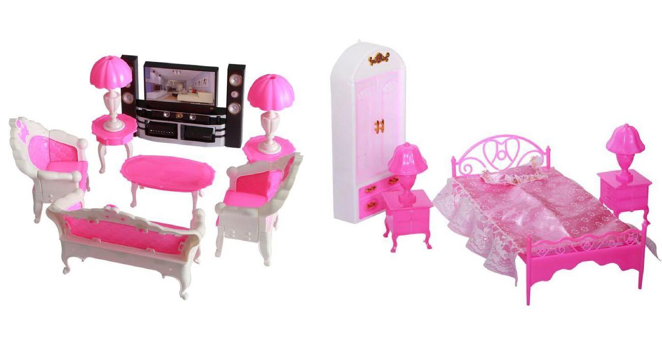 Assortiment de meubles d'intérieur Barbie — Juguetesland