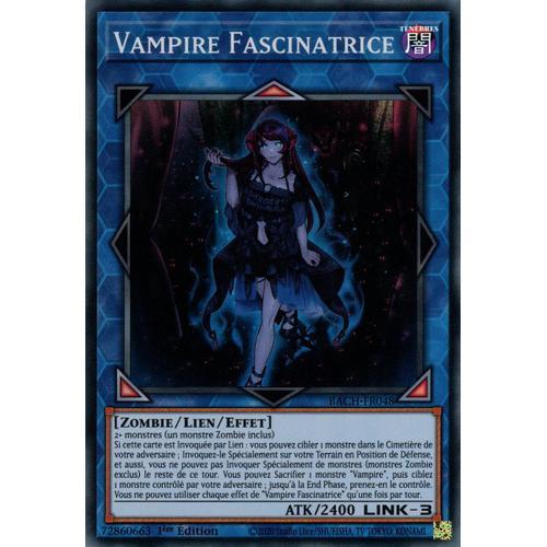 Yu Gi Oh Bach Fr048 Vampire Fascinatrice Super Rare