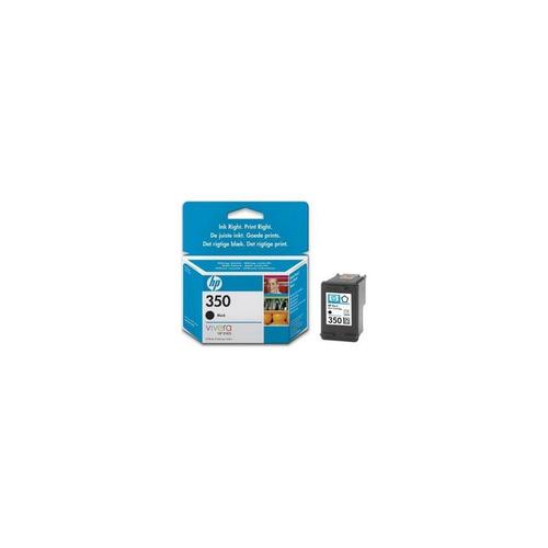 HP 350 - 4.5 ml - noir - originale - cartouche d'encre - pour Deskjet D4260 Officejet J5730, J5780, J5785 Photosmart C4480, C4580