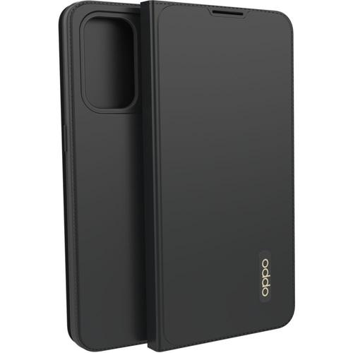 Oppo - Étui À Rabat Pour Téléphone Portable - Synthétique - Noir - Pour Oppo Find X3 Lite