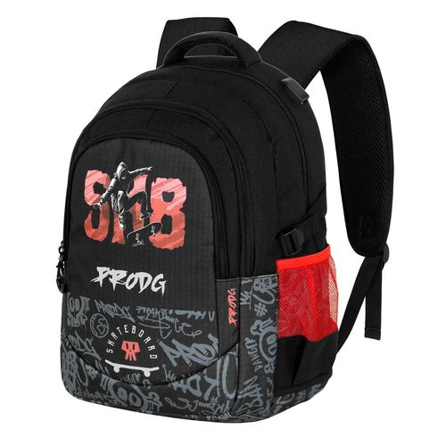 PRO-DG SK8 Sac à dos Running PLUS, Noir