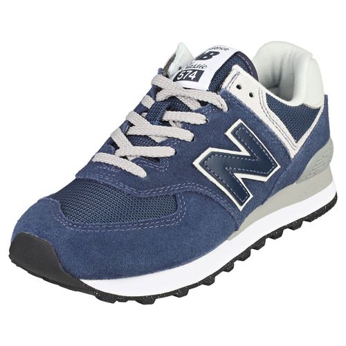 New Balance 574 Femme Baskets Décontracté Bleu Gris