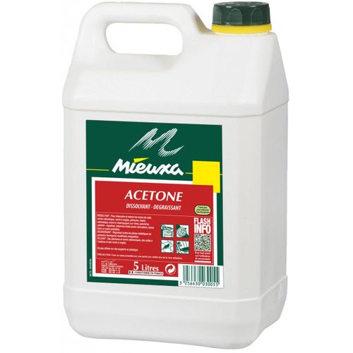 Acétone bidon 5 L - MIEUXA - 103007