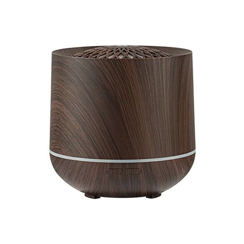 Humidificateur d'air à ultrasons sans anciers filtrant,diffuseur d'huiles essentielles d'aromathérapie,diffuseur aromatique en bois muet pour la maison,300ml - Type Dark wood