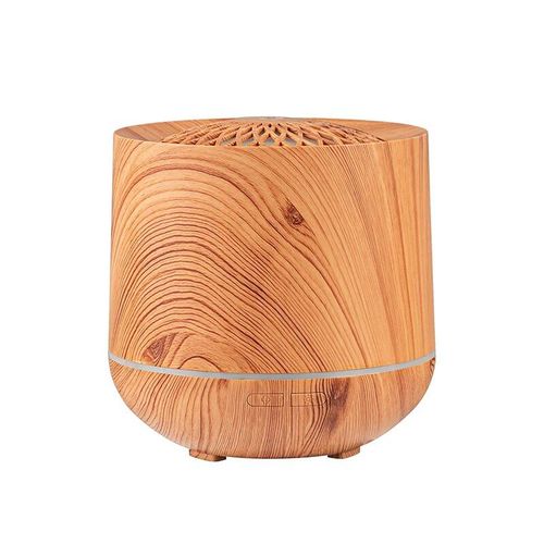 Humidificateur d'air à ultrasons sans anciers filtrant,diffuseur d'huiles essentielles d'aromathérapie,diffuseur aromatique en bois muet pour la maison,300ml - Type Light wood