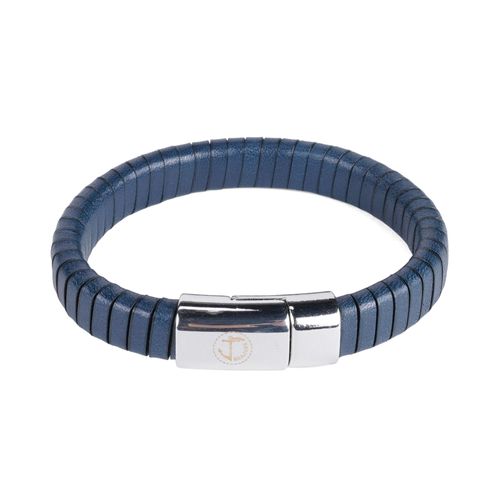 Bracelet Double Cuir Floreana Seajure Bleu