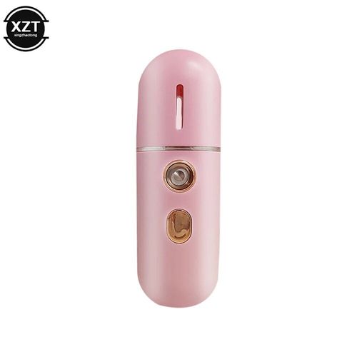 Pulvérisateur facial aste USB,humidificateur,nébuliseur,vapeur pour le visage,hydratant,instruments de beauté,outils de soins de la peau du visage - Type Rose