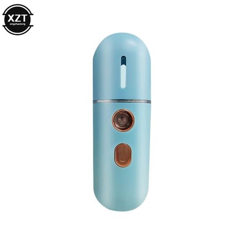 Pulvérisateur facial aste USB,humidificateur,nébuliseur,vapeur pour le visage,hydratant,instruments de beauté,outils de soins de la peau du visage - Type Bleu