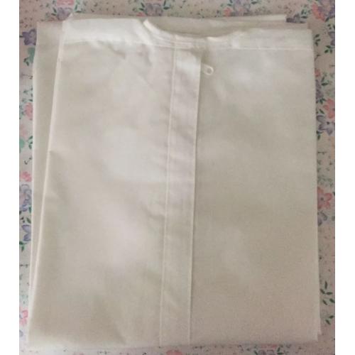 Housse À Vêtement En Polyester Blanc Zippée Ikéa 138 Cm X 64 Cm