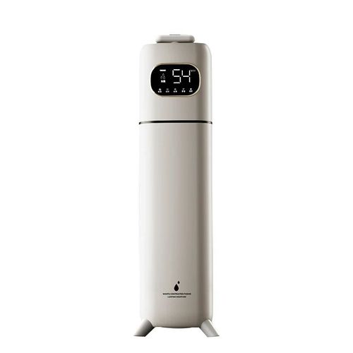 Humidificateur électrique de type sol,supporter ficateur d'air,brumisateur,télécommande intelligente,écran tactile,réglable,aromathérapie,brouillard UV,8L - Type White
