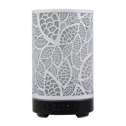 Diffuseur d'arômes avec lumières LED,parfum de pièce,humidificateur d'huiles essentielles,cuir chevelu,appareils ménagers intelligents,brumisateur,décor de pièce coloré - Type A-black-EU