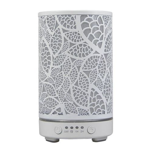 Diffuseur d'arômes avec lumières LED,parfum de pièce,humidificateur d'huiles essentielles,cuir chevelu,appareils ménagers intelligents,brumisateur,décor de pièce coloré - Type A-white-EU