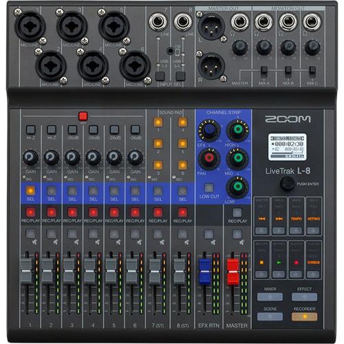 Zoom LiveTrak L-8 table de mixage numérique