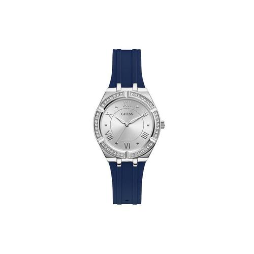 Guess Cosmo Montre Femme Acier Silicone Bleu Gw0034l5