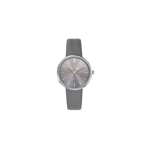 Go Girl Montre Femme Acier Cuir Gris 699325