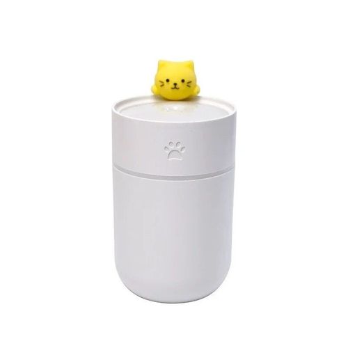 Mini supporter ficateur d'air USB pour animaux de compagnie,chat mignon,aquarelle,maison,petit atomiseur,grand volume de brouillard,machine d'aromathérapie,petit cadeau - Type white