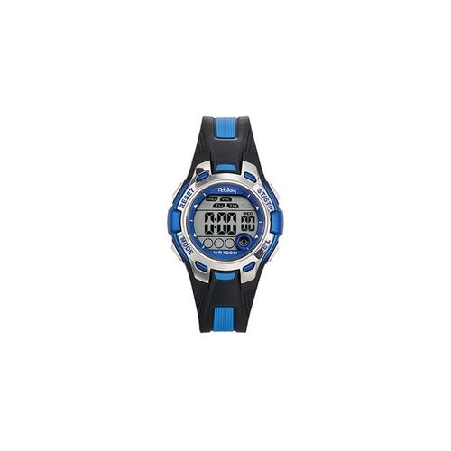 Tekday Montre Junior Silicone Noir Et Bleu 653921