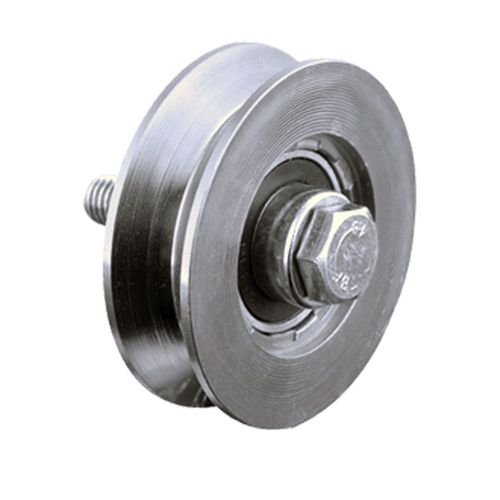 120mm V-groove wheel with 2 ball bearing