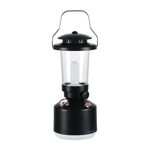 Humidificateur d'air sans fil avec lumière LED,lampe de camping,diffuseur d'aromathérapie,lampe à kérosène rétro aste par USB,brumisateur pour la maison - Type Black