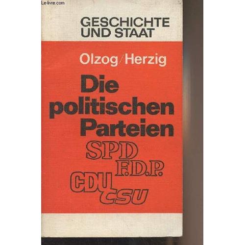 Die Politischen Parteien In Der Bundesrepublik Deutschland - Geschichte Und Staat Band 104