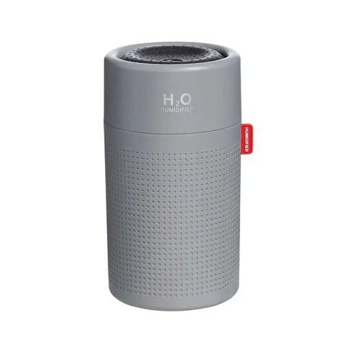 Humidificateur d'air de grande capacité 750ml,2000mAh,Rechargeable par USB,sans fil,ultrasonique,diffuseur de brume d'eau et d'arôme,lumière - Type Grey