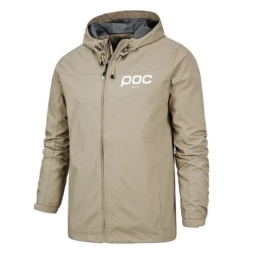 Moto Poc-Veste De Cyclisme Légère Pour Homme,Capuche Avec Fermeture Éclair,Imperméable Et Coupe-Vent,Veste De Dehors En Plein Air,Mode Automne Et Hiver