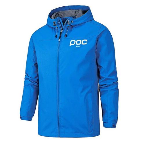 Moto Poc-Veste De Cyclisme Légère Pour Homme,Capuche Avec Fermeture Éclair,Imperméable Et Coupe-Vent,Veste De Dehors En Plein Air,Mode Automne Et Hiver