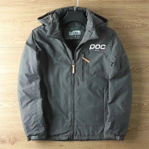 Veste De Cyclisme Bleue Avec Capuche Coupe-Vent Doublée De Sourire Veste Chaude À Capuche Pour Homme Manteau D'hiver Moto Poc Veste Imperméable M-5xl