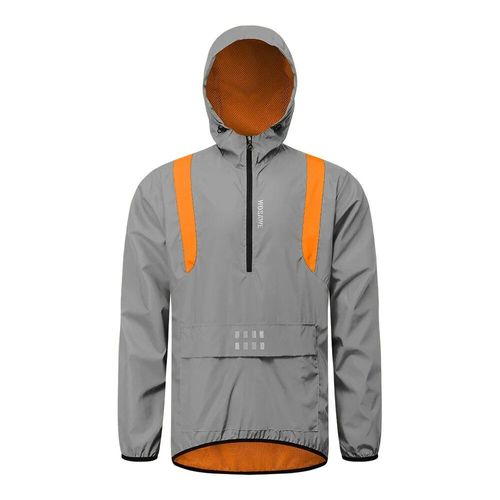 Wosawe-Veste Coupe-Vent De Motard Imperméable Pour Homme,Coupe-Vent De Cyclisme,Anorak De Vélo,Vêtements De Coulée De Vélo