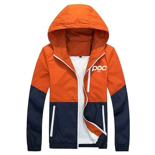 Veste De Cyclisme Pour Homme,Coupe-Vent,À Capuche,Décontractée,Manteau Fin,À La Mode,Printemps-Automne,2023