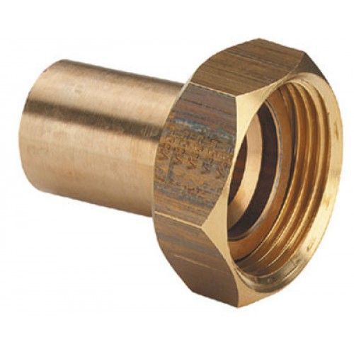 Raccord 1 pièce bronze mâle cuivre Ø 16 écrou Ø 20/27 VIEGA