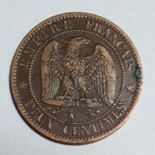 Pièce 1855 Napoléon Iii Deux Centimes