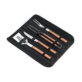 Kit Ustensiles Barbecue 4 pièces avec Housse Deglon - 530