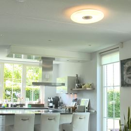 luminaire moderne de lustres en acrylique 23,6 pouces // blanc lampe d/'éclairage de plafond à LED blanc froid 6500k pour salon bureau chambre à coucher Qcyuui 66W plafonnier encastré