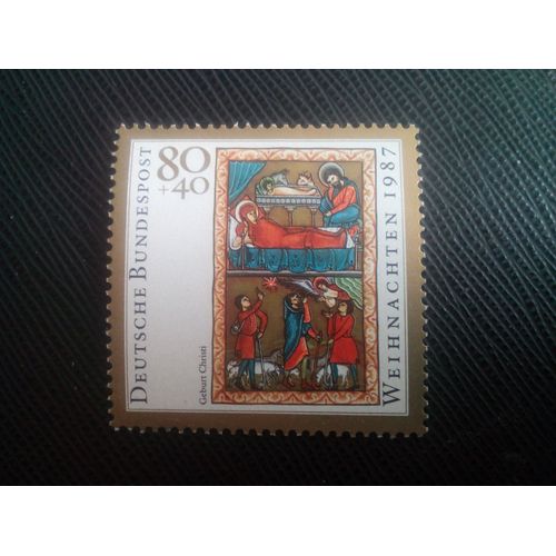 Timbre Allemagne / Rfa Yt 1178 Noël 1987 ( 150206 )