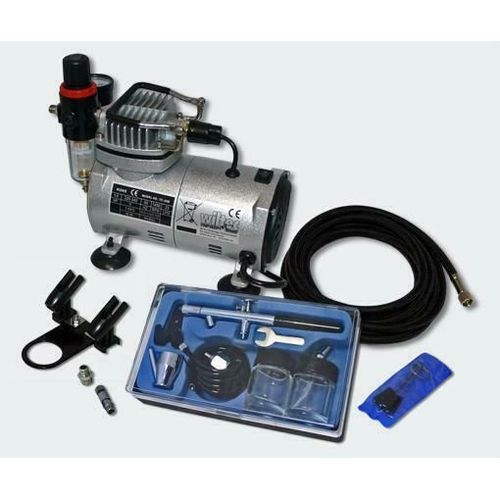 Kit compresseur airbrush pour débutants avec un pistolet Helloshop26 16_0002296