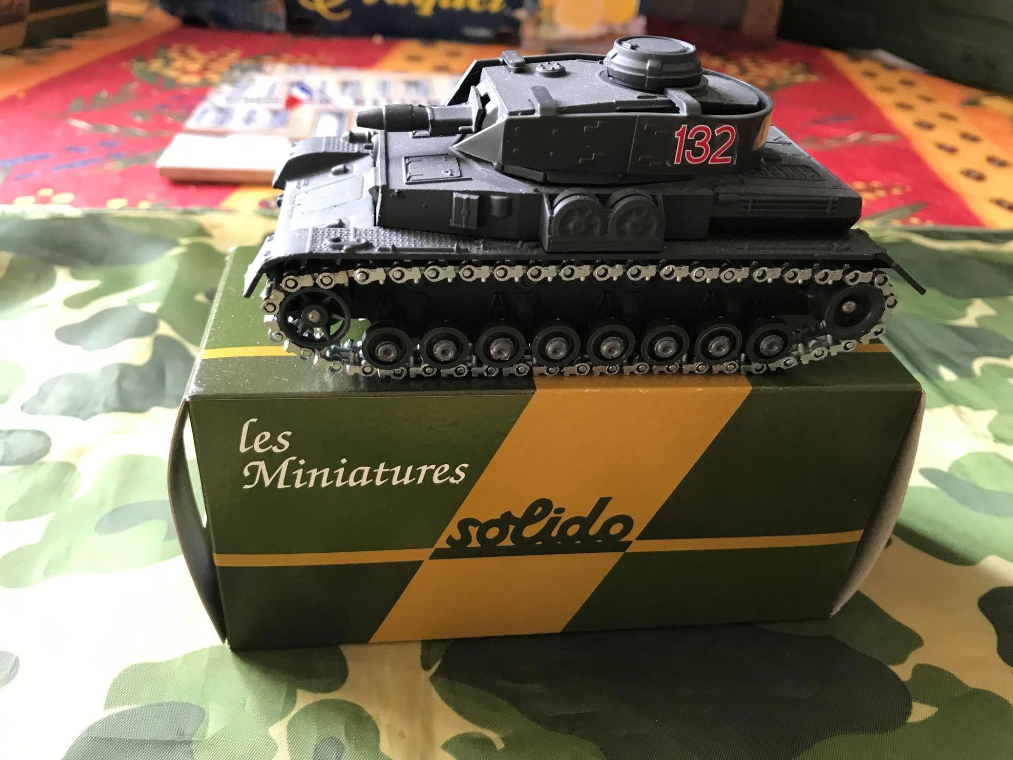 Char Allemand Pz Iv Sd Kfz 161 Canon Court Blindage De Tourelle1/50eme Solido Neuf-Solido