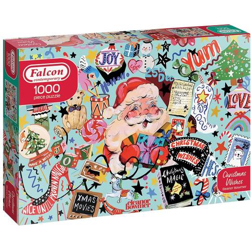 Falcon Contemporary Christmas Wishes Puzzle - 1000 Pièces