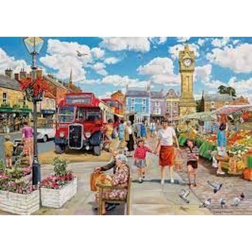 Clocktower Market Puzzle Jigsaw - 1000 Pièces